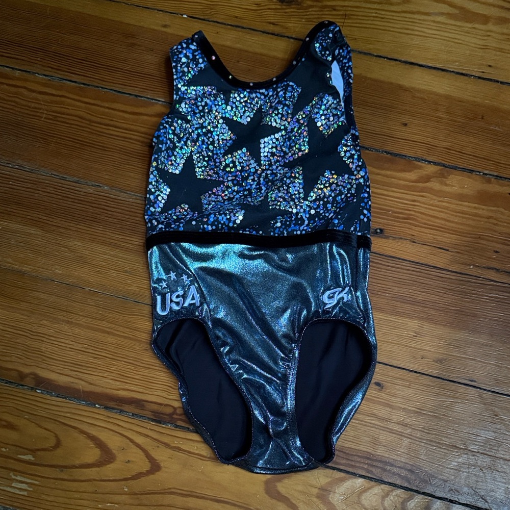 GK Brand 2024 USA Olympic Starry Gymnastics Leotard